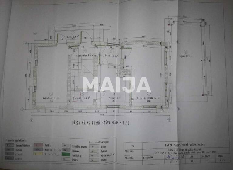 Einfamilienhaus zum Kauf 98.000 € 4 Zimmer 140,9 m² 603 m² Grundstück 1.linija 10 Skulte 4025