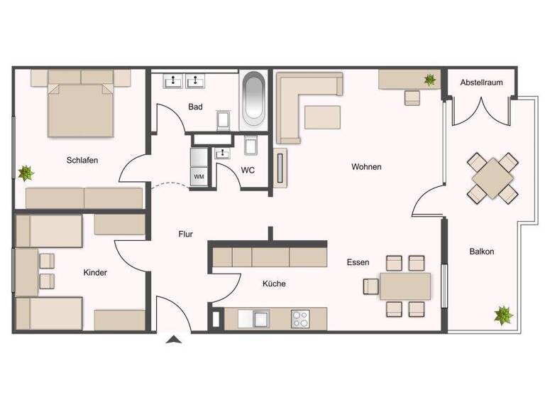 Wohnung zum Kauf provisionsfrei 398.000 € 3 Zimmer 91,5 m² Wiesbaden 65191