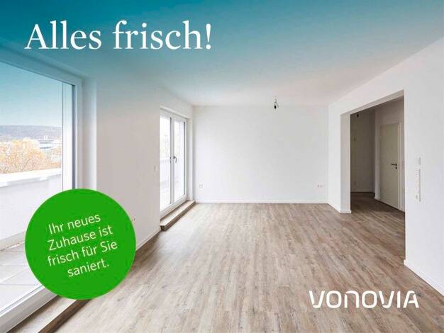 Wohnung zur Miete 415 € 2 Zimmer 46,1 m² 2. Geschoss frei ab 15.07.2025 Keplerstr. 18 Ortslage Trotha Halle (Saale) 06118