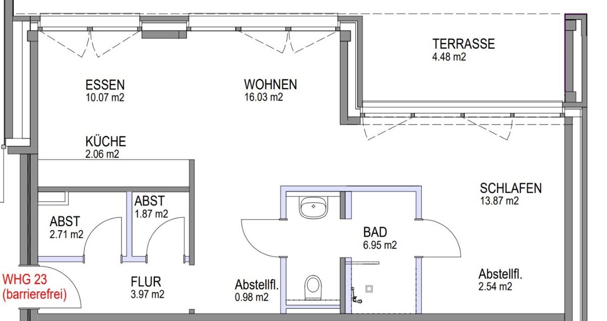 Wohnung zum Kauf 265.812 € 1 Zimmer 65,3 m²<br/>Wohnfläche EG<br/>Geschoss Raiffeisenstraße 2h, Nummer 48 Süderneuland I Norden 26506