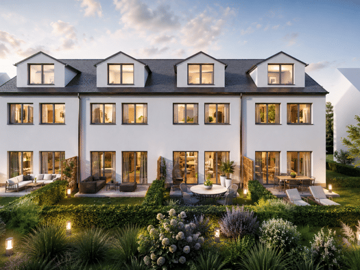 Reihenendhaus zum Kauf - Erstbezug 599.000 € 140 m² 210 m² Grundstück frei ab sofort Weinzierlein Zirndorf 90513