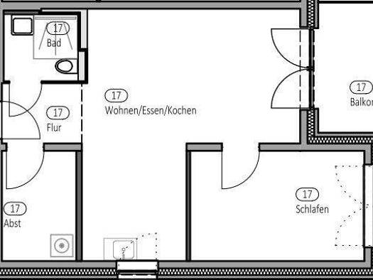 Wohnung zur Miete - Erstbezug 396 € 2 Zimmer 60 m² Rinteln 31737