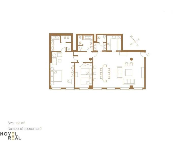 Wohnung zum Kauf 2.154.000 € 3 Zimmer 155 m² 3. Geschoss Wien 1010
