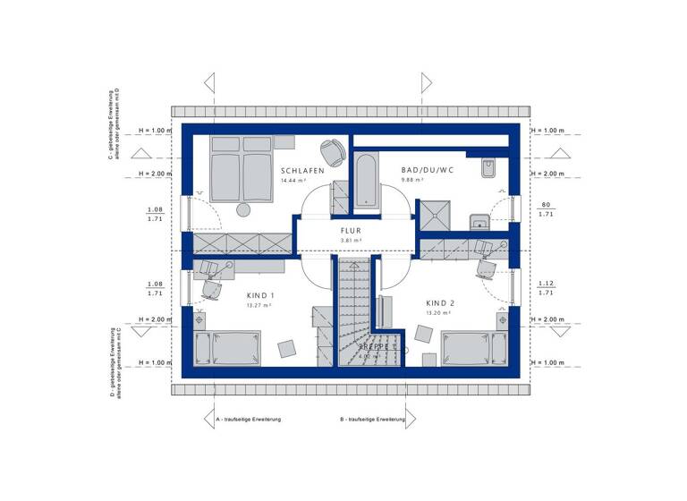 Haus zum Kauf 355.500 € 5 Zimmer 120 m² 774 m² Grundstück Nanzweiler 66909