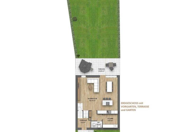 Reihenmittelhaus zum Kauf provisionsfrei 719.000 € 5 Zimmer 137 m² 300 m² Grundstück Gießhübler Straße 16 Hinterbrühl 2371