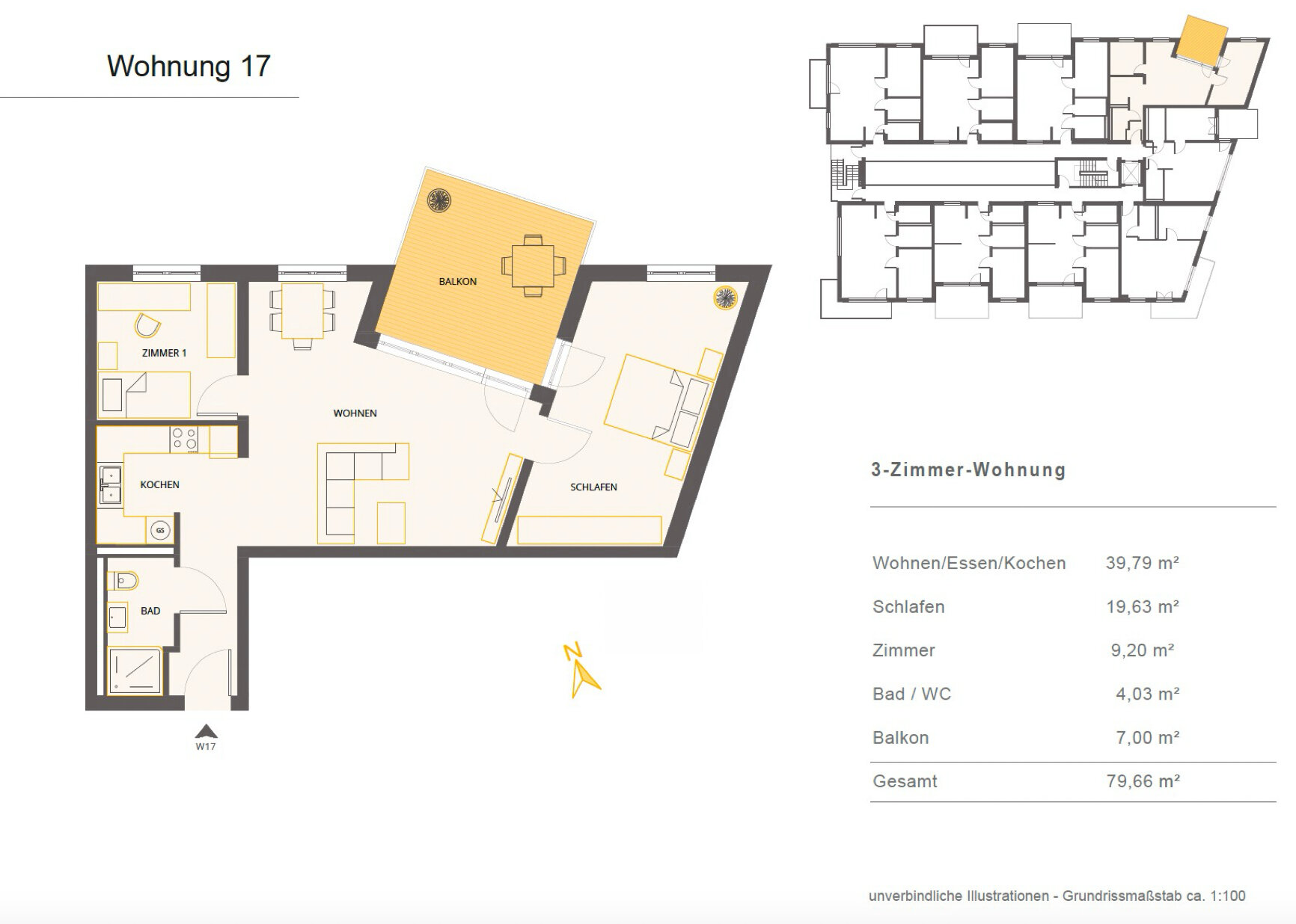 Wohnung zum Kauf 345.000 € 3 Zimmer 76,7 m²<br/>Wohnfläche Altensteig Altensteig 72213