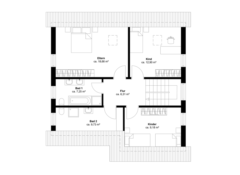 Haus zum Kauf 365.000 € 8 Zimmer 200 m² 950 m² Grundstück Großseelheim Kirchhain 35274