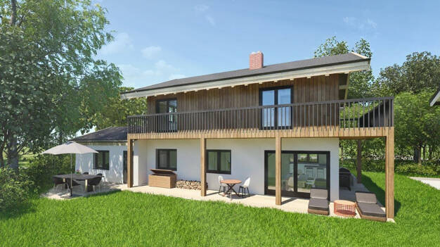 Einfamilienhaus zum Kauf - Erstbezug provisionsfrei 961.400 € 5 Zimmer 150 m² 395 m² Grundstück Hofanger Übersee 83236