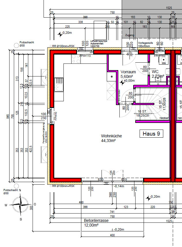 Doppelhaushälfte zum Kauf provisionsfrei 609.900 € 4 Zimmer 109 m²<br/>Wohnfläche 298 m²<br/>Grundstück Kleegasse 6 Bad Vöslau 2540