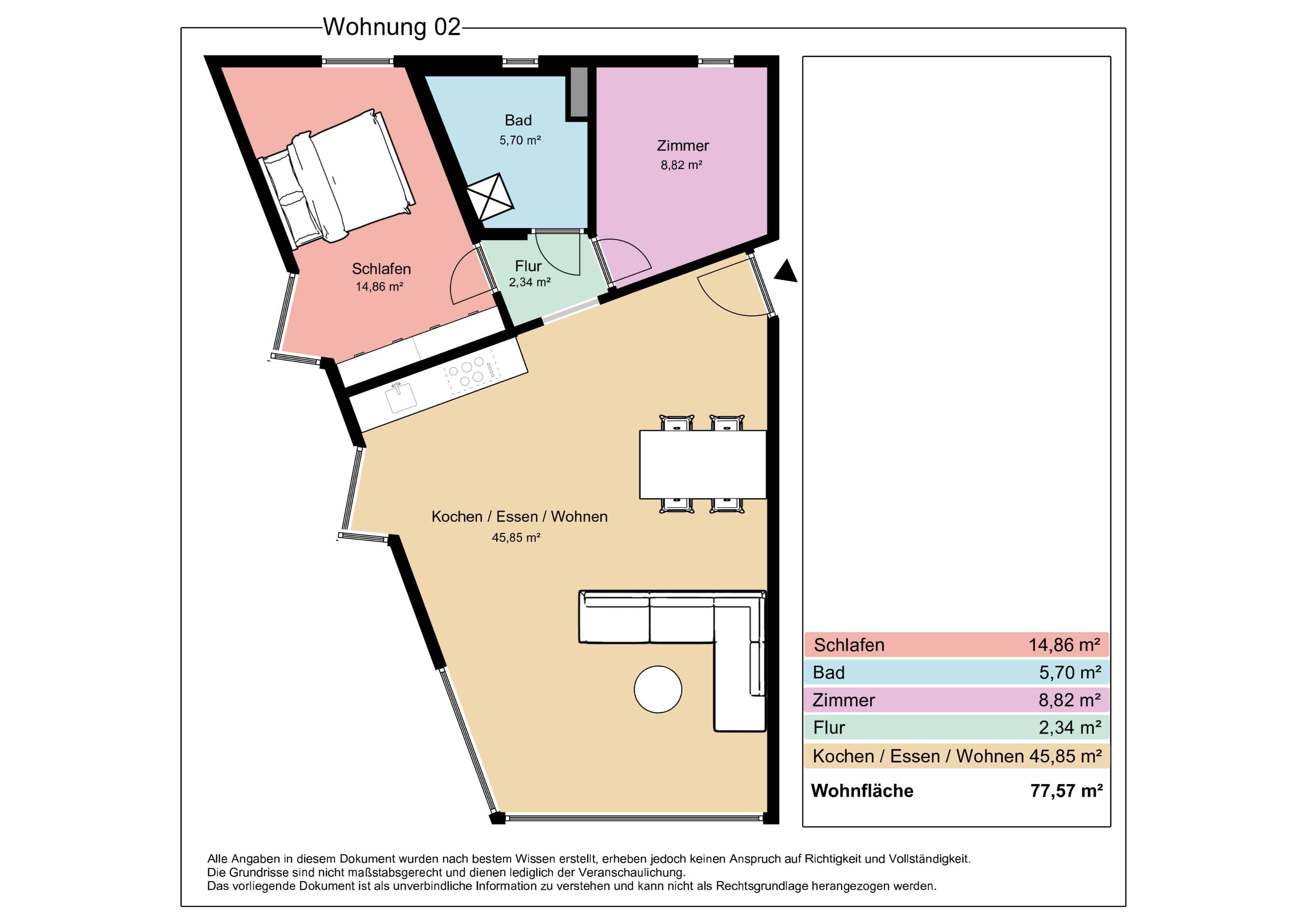 Wohnung zum Kauf 270.000 € 3 Zimmer 78 m²<br/>Wohnfläche Leutkirch Leutkirch 88299