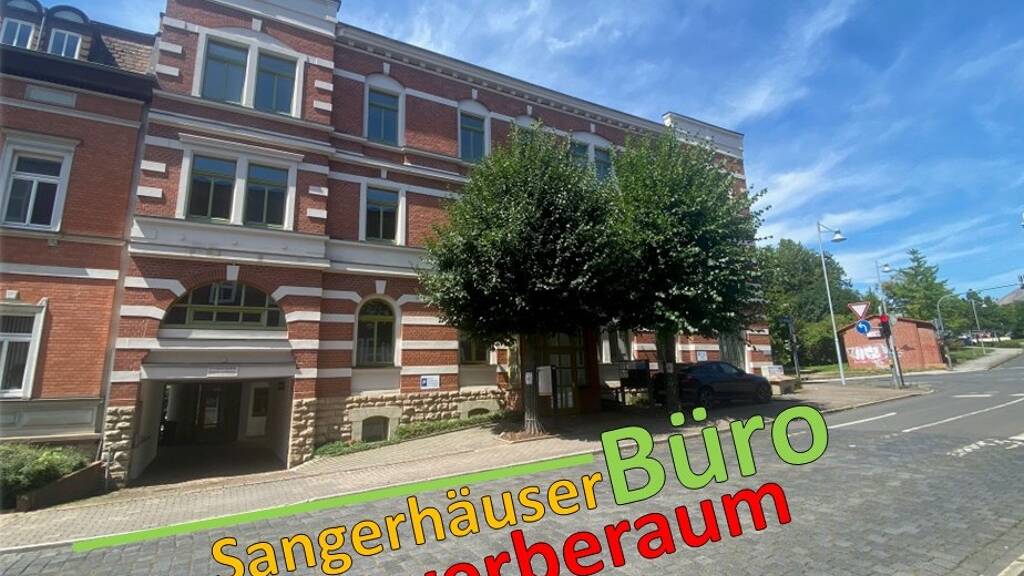 Bürofläche zur Miete 750 € 4 Zimmer 114,7 m² Bürofläche Hüttenstraße 16 Sangerhausen 06526
