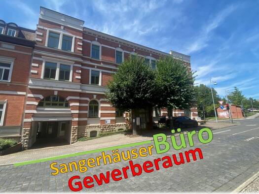 Bürofläche zur Miete 750 € 4 Zimmer 114,7 m² Bürofläche Hüttenstraße 16 Sangerhausen Sangerhausen 06526