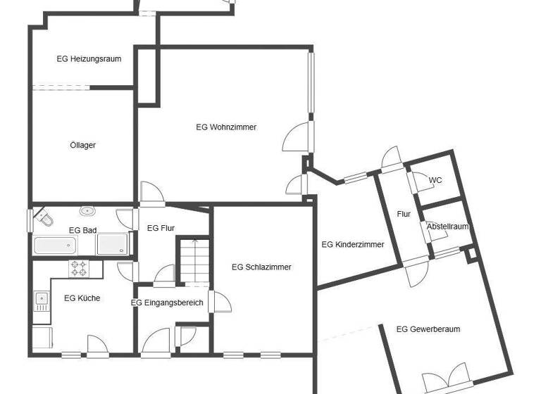 Mehrfamilienhaus zum Kauf 229.000 € 8 Zimmer 225,5 m² 453 m² Grundstück Gudensberg 34281