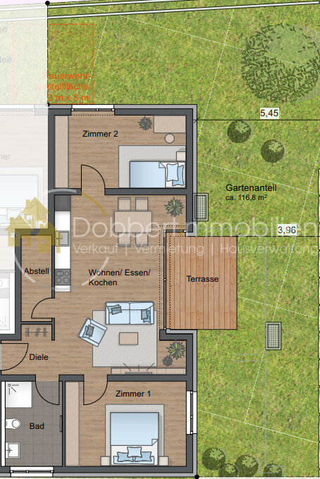 Wohnung zum Kauf provisionsfrei 349.100 € 3 Zimmer 76,8 m²<br/>Wohnfläche Bahnhofstraße 100-106 Gaildorf Gaildorf 74405