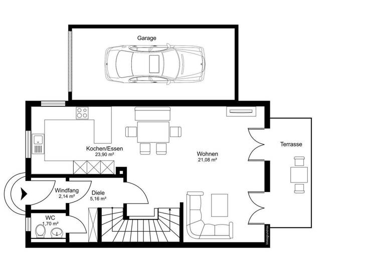Doppelhaushälfte zum Kauf - Erstbezug 757.500 € 6 Zimmer 125,5 m² 218 m² Grundstück Obergriesbach 86573