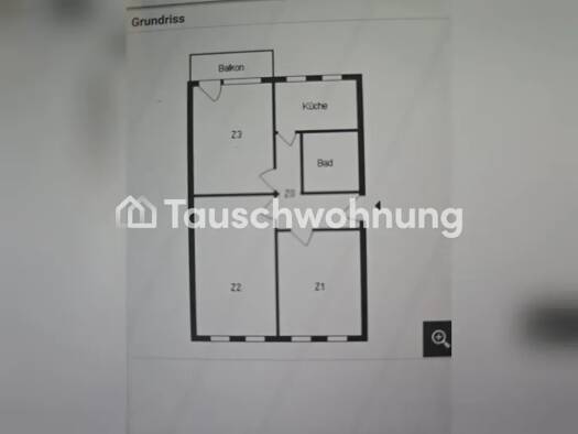 Wohnung zur Miete Tauschwohnung 650 € 3 Zimmer 76 m² 1. Geschoss Babelsberg Nord Potsdam 14482