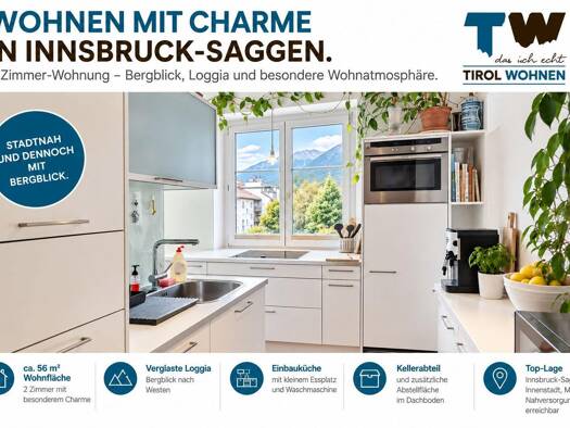 Wohnung zum Kauf 334.000 € 56 m² Innsbruck Innsbruck 6020