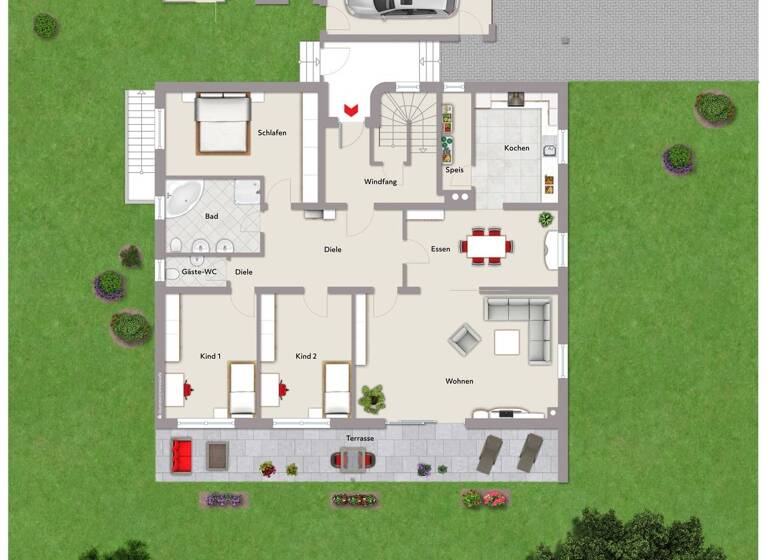 Wohnung zum Kauf 529.000 € 4,5 Zimmer 153 m² Genderkingen 86682