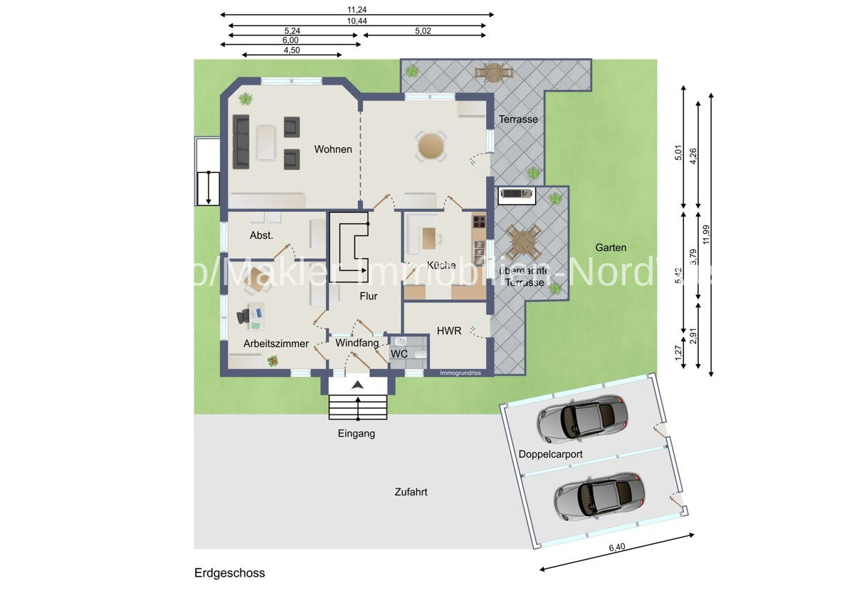 Einfamilienhaus zum Kauf 479.000 € 8 Zimmer 210 m²<br/>Wohnfläche 1.392 m²<br/>Grundstück 01.05.2025<br/>Verfügbarkeit Von-Röntgen-Straße 43 Wittmund Wittmund 26409