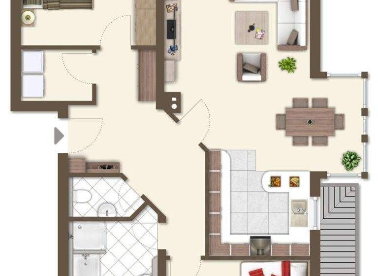 Wohnung zum Kauf 248.000 € 3,5 Zimmer 90 m² 1. Geschoss Villingendorf 78667