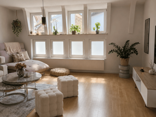 Wohnung zur Miete 1.060 € 2 Zimmer 80 m² Geschoss -5/2 frei ab sofort Bischofsheim 65474