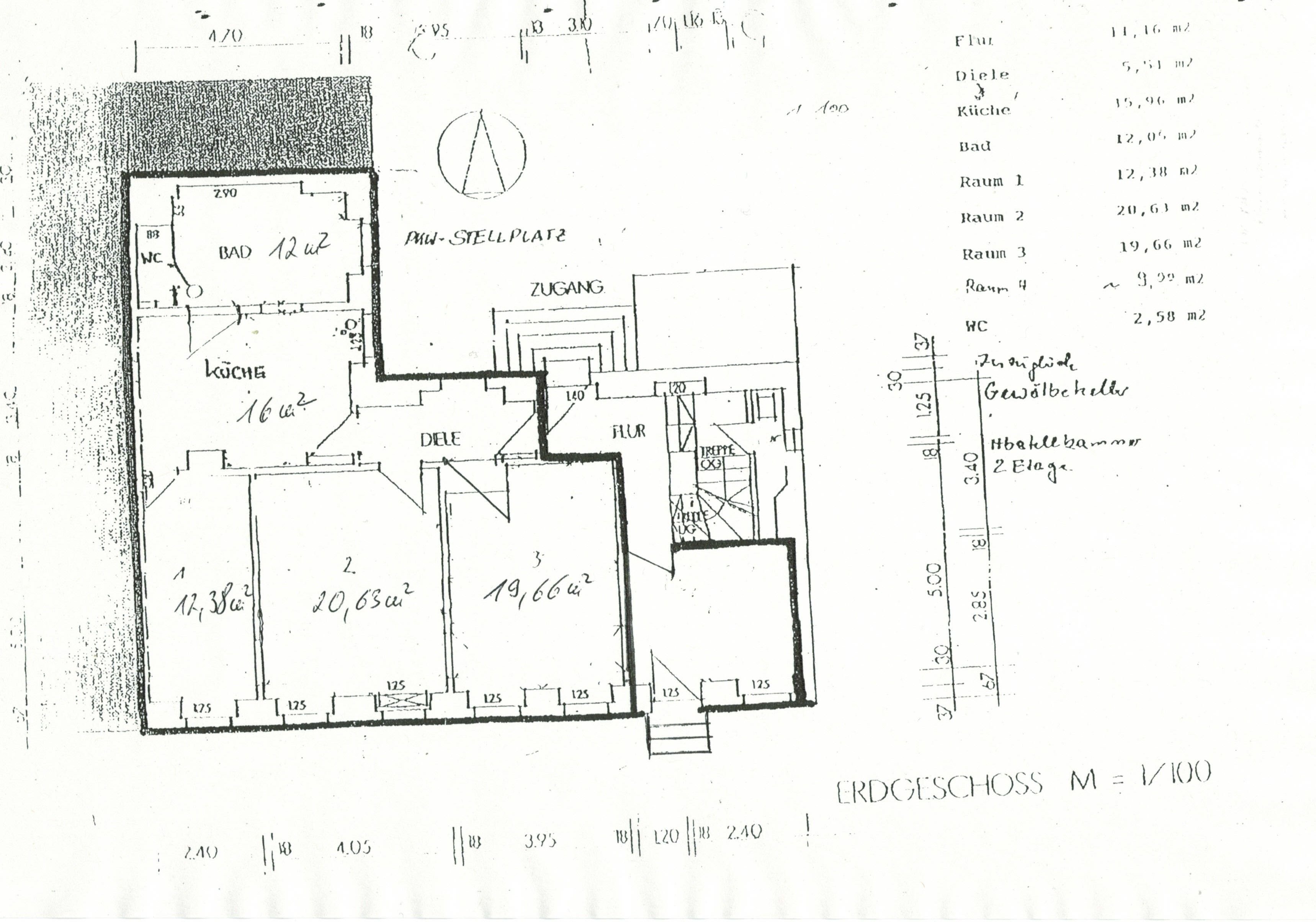 Wohnung zur Miete 850 € 3 Zimmer 90 m²<br/>Wohnfläche EG<br/>Geschoss ab sofort<br/>Verfügbarkeit Promenade 11 Stadt Ansbach 91522