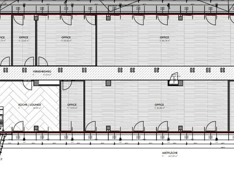 Bürofläche zur Miete 13 € 408,4 m² Bürofläche Wien 1030