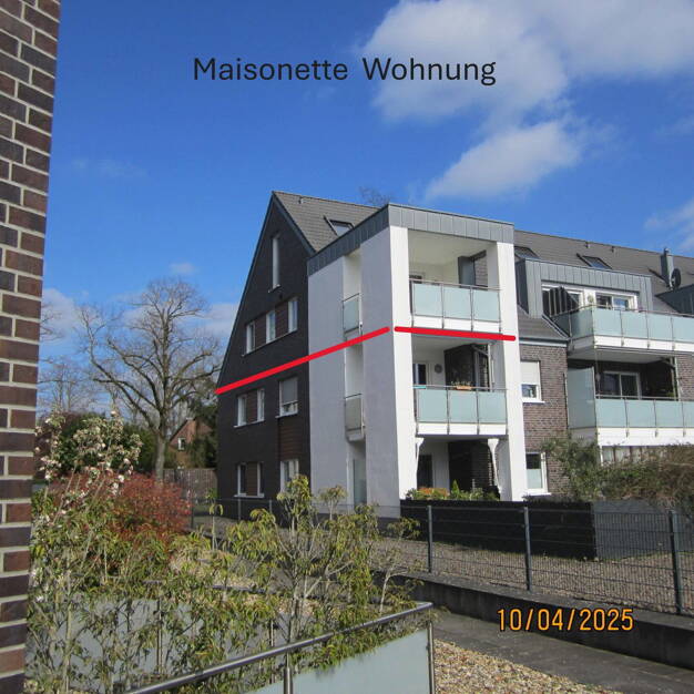 Maisonette zum Kauf provisionsfrei 339.000 € 3 Zimmer 98,8 m² 2. Geschoss Dinxperloer Strasse 125 Bocholt Bocholt 46399