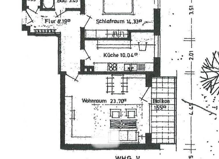 Wohnung zum Kauf 145.000 € 2 Zimmer 61 m² 4. Geschoss Stieghorst Bielefeld / Stieghorst 33605