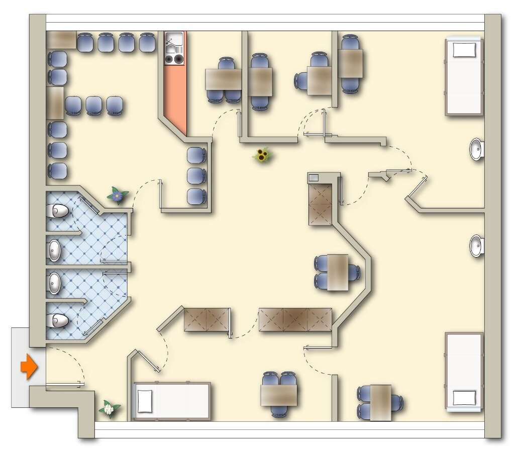 Praxis zum Kauf 135 m²<br/>Bürofläche Kernstadt Calw 75365