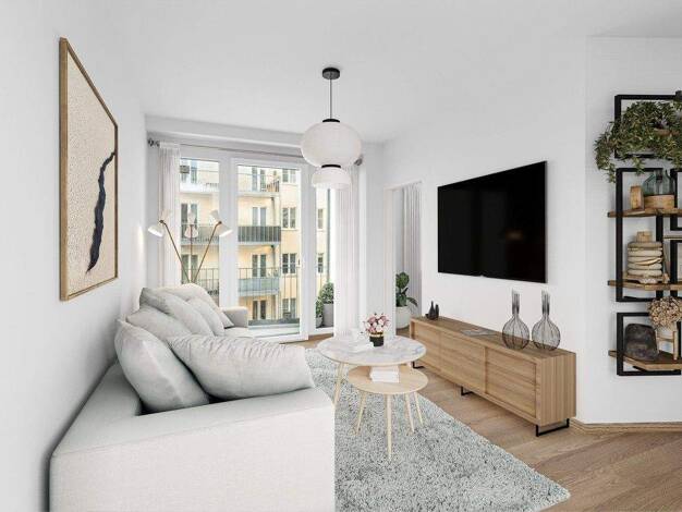 Wohnung zum Kauf - Neubau 398.000 € 2 Zimmer 45 m² 4. Geschoss Sonntagstraße Friedrichshain Friedrichshain-Kreuzberg 10245