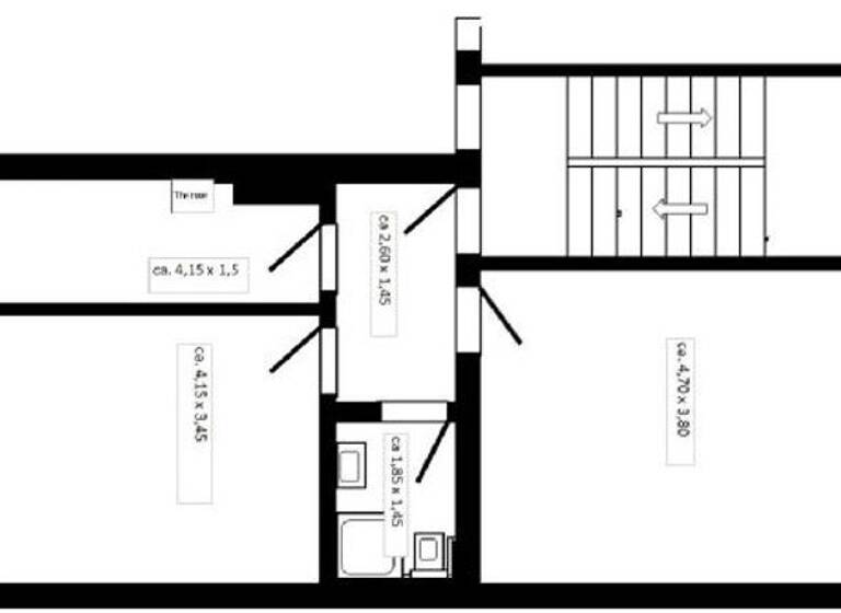 WG-Zimmer zur Miete 400 € 2 Zimmer 44,5 m² Geschoss 1/2 frei ab sofort Viehhofstraße 69 Elberfeld Wuppertal 42117