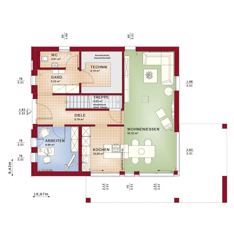 Haus zum Kauf 806.564 € 6 Zimmer 159 m²<br/>Wohnfläche 451 m²<br/>Grundstück Hiltrup - Ost Münster 48165