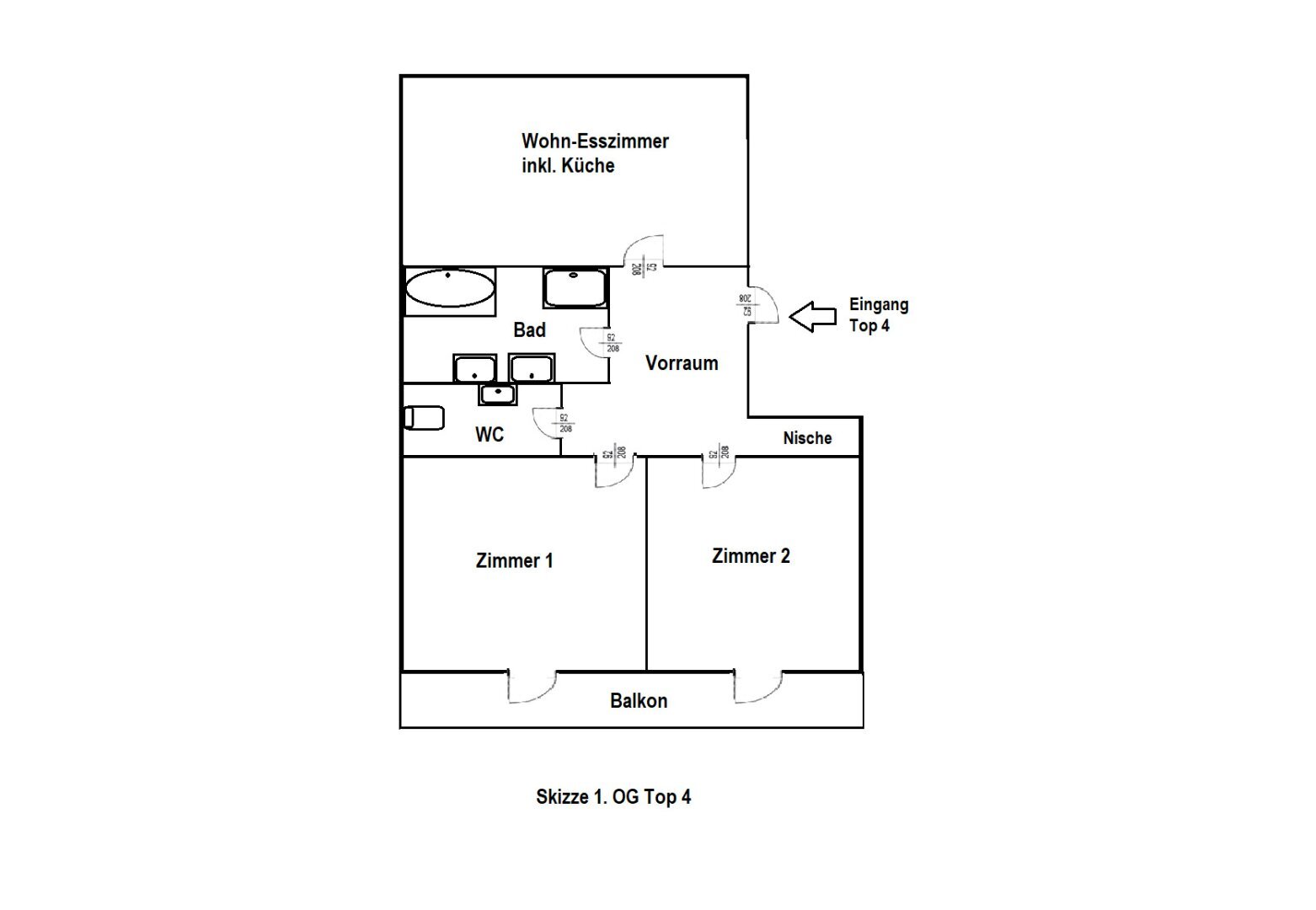 Wohnung zur Miete 898 € 3 Zimmer 80 m²<br/>Wohnfläche Grötsch Leibnitz 8430