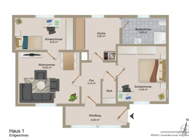 Einfamilienhaus zum Kauf 267.000 € 6 Zimmer 184 m²<br/>Wohnfläche 2.448 m²<br/>Grundstück Alikendorf Oschersleben / Alikendorf 39387