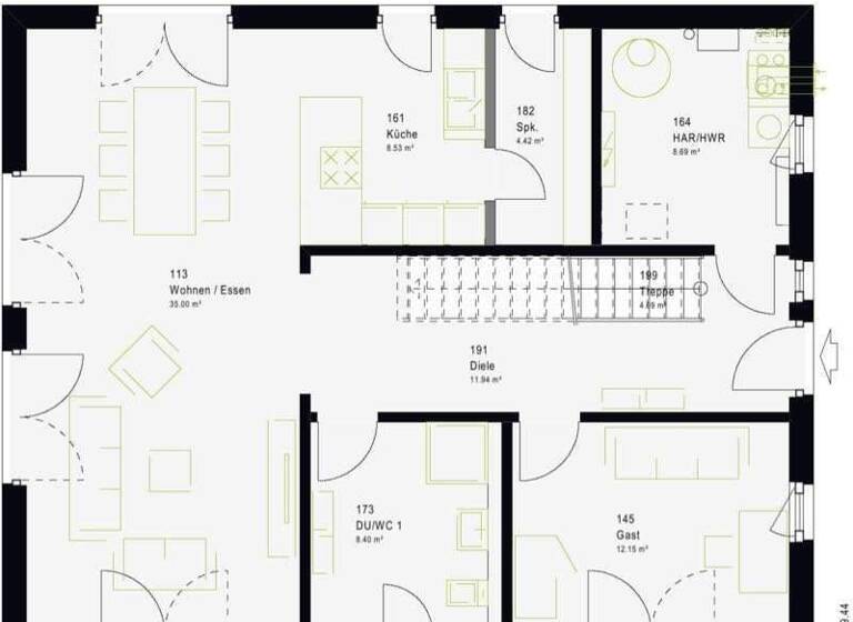 Einfamilienhaus zum Kauf - Erstbezug provisionsfrei 1.132.952 € 8 Zimmer 172 m² 500 m² Grundstück Egelsbach 63329