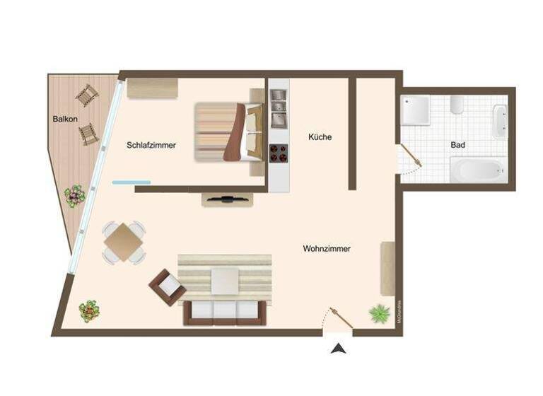 Penthouse zum Kauf 475.000 € 2 Zimmer 60 m² 6. Geschoss Friedrichshain Berlin 10247