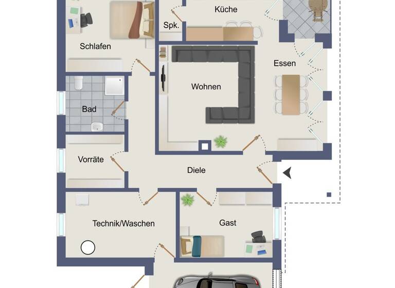 Bungalow zum Kauf 640.000 € 4 Zimmer 111 m² 679 m² Grundstück Pfalzgrafenweiler 72285