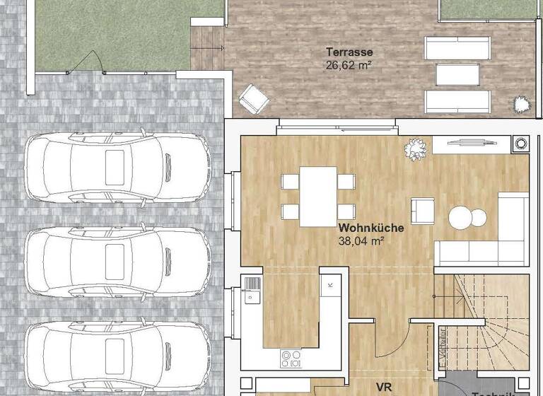 Doppelhaushälfte zum Kauf provisionsfrei 644.000 € 5 Zimmer 132 m²<br/>Wohnfläche 400 m²<br/>Grundstück Gaaden 2531