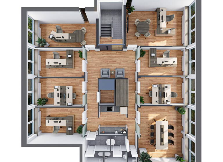 Bürofläche zur Miete provisionsfrei 2.200 € 176,8 m² Bürofläche Marker Allee 48 Hamm-Mitte Hamm 59063