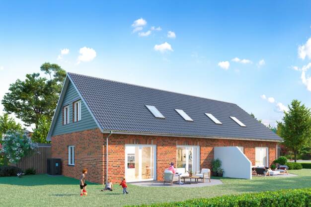 Doppelhaushälfte zum Kauf - Neubau 299.000 € 5 Zimmer 111,6 m² 778 m² Grundstück Altenhörner Strasse 16 Eckwarden Butjadingen 26969
