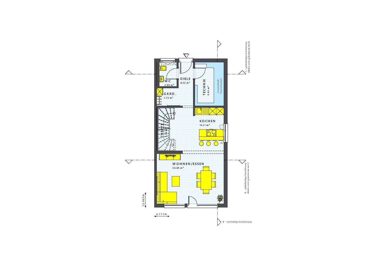 Doppelhaushälfte zum Kauf 623.100 € 4 Zimmer 125 m²<br/>Wohnfläche 500 m²<br/>Grundstück Ilmried Ilmmünster 85304