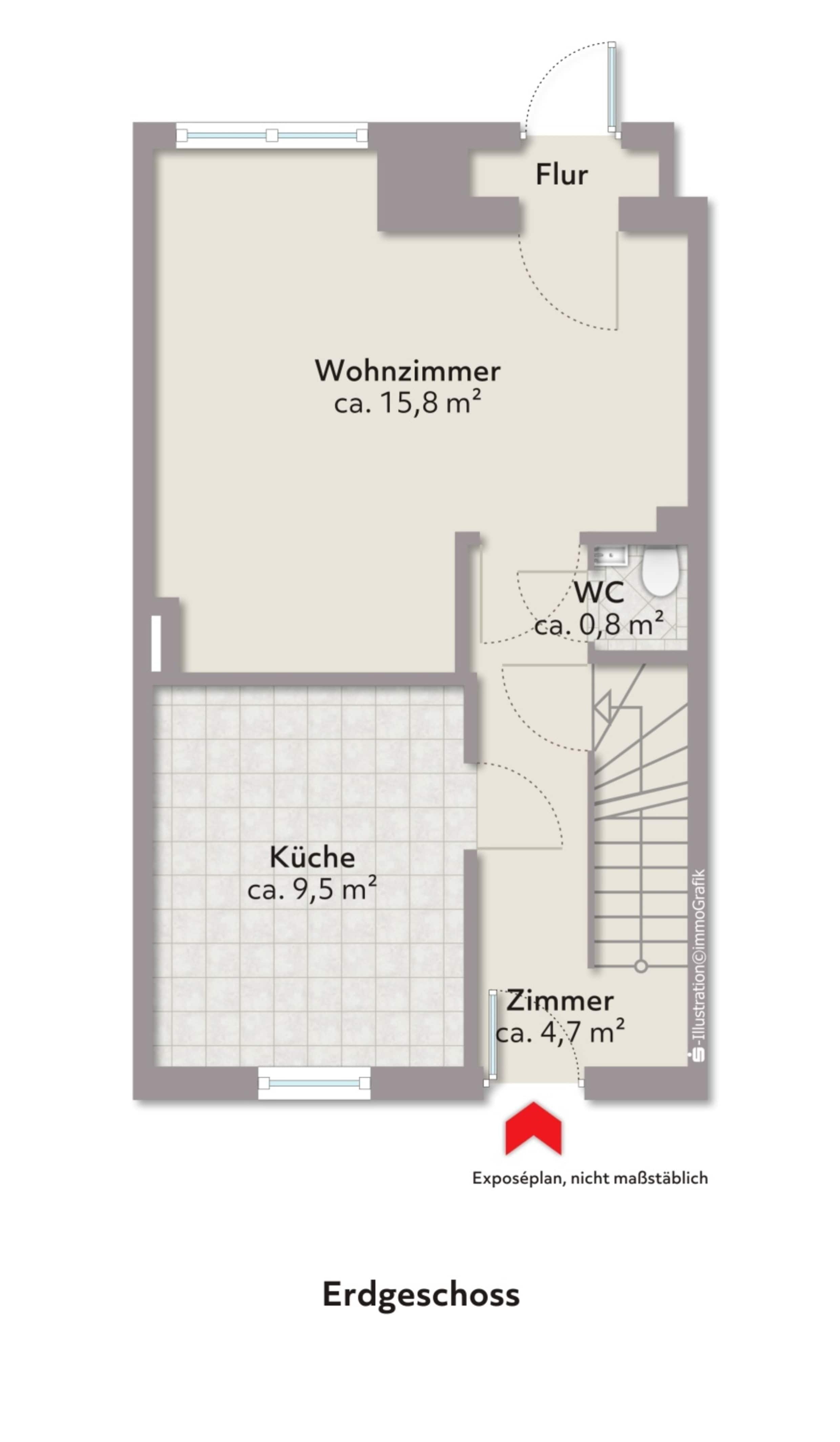 Reihenmittelhaus zum Kauf 129.000 € 3 Zimmer 65 m²<br/>Wohnfläche 75 m²<br/>Grundstück Lindenhof Bremen 28237