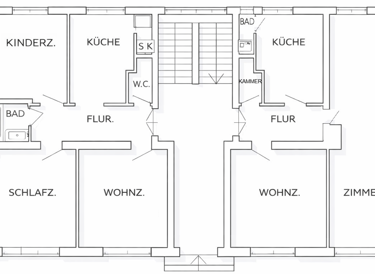 Mehrfamilienhaus zum Kauf 1.050.000 € 842 m² 913 m² Grundstück Süd Kassel 34121
