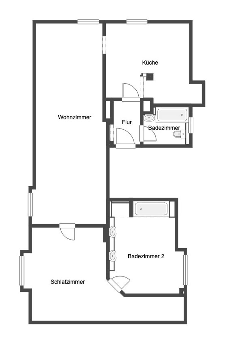 Wohnung zum Kauf 120.000 € 3 Zimmer 71,1 m²<br/>Wohnfläche 3.<br/>Geschoss Rumeln - Kaldershausen Duisburg 47239