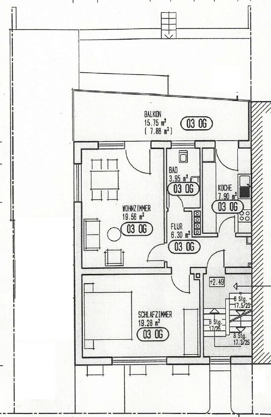 Wohnung zur Miete 780 € 2 Zimmer 65 m²<br/>Wohnfläche 1.<br/>Geschoss ab sofort<br/>Verfügbarkeit Gartenfeld 1 Trier 54295