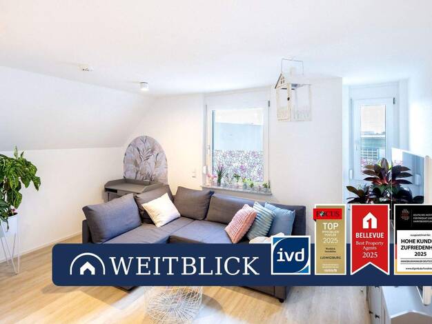 Wohnung zur Miete 620 € 2 Zimmer 34 m² frei ab 01.04.2026 West Ludwigsburg 71636