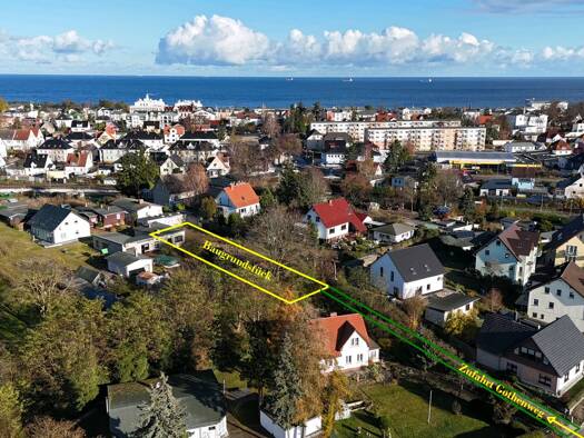Grundstück zum Kauf provisionsfrei 260.000 € 797 m² Grundstück Baugenehmigung vorhanden Seebad Ahlbeck Heringsdorf 17419