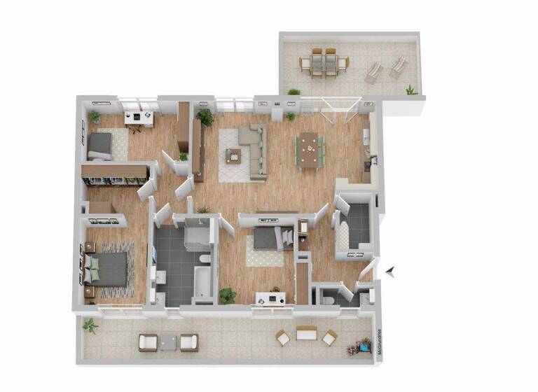 Penthouse zum Kauf - Erstbezug provisionsfrei 599.000 € 4 Zimmer 152,4 m² Übach Übach-Palenberg 52531