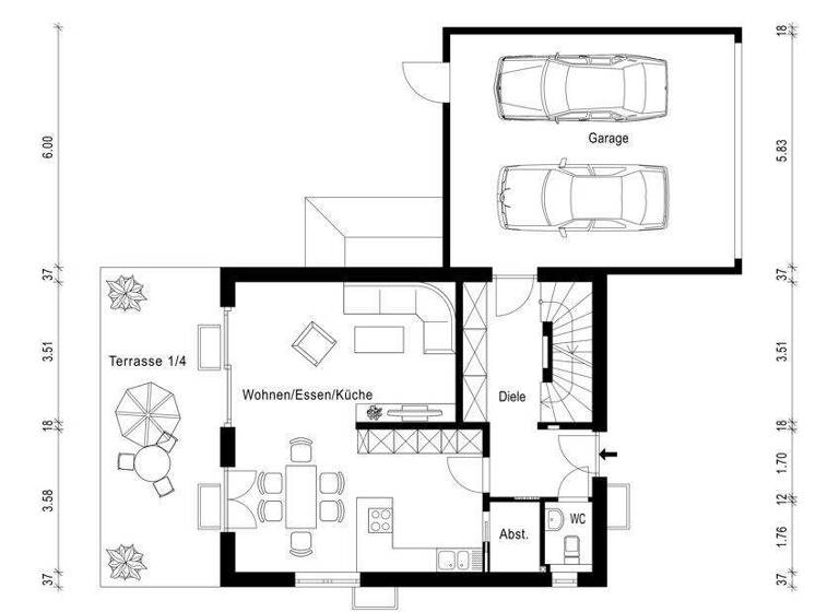 Einfamilienhaus zum Kauf 599.000 € 3,5 Zimmer 144 m² 346 m² Grundstück Kreisstrasse 35a Blonhofen Kaltental / Blonhofen 87662